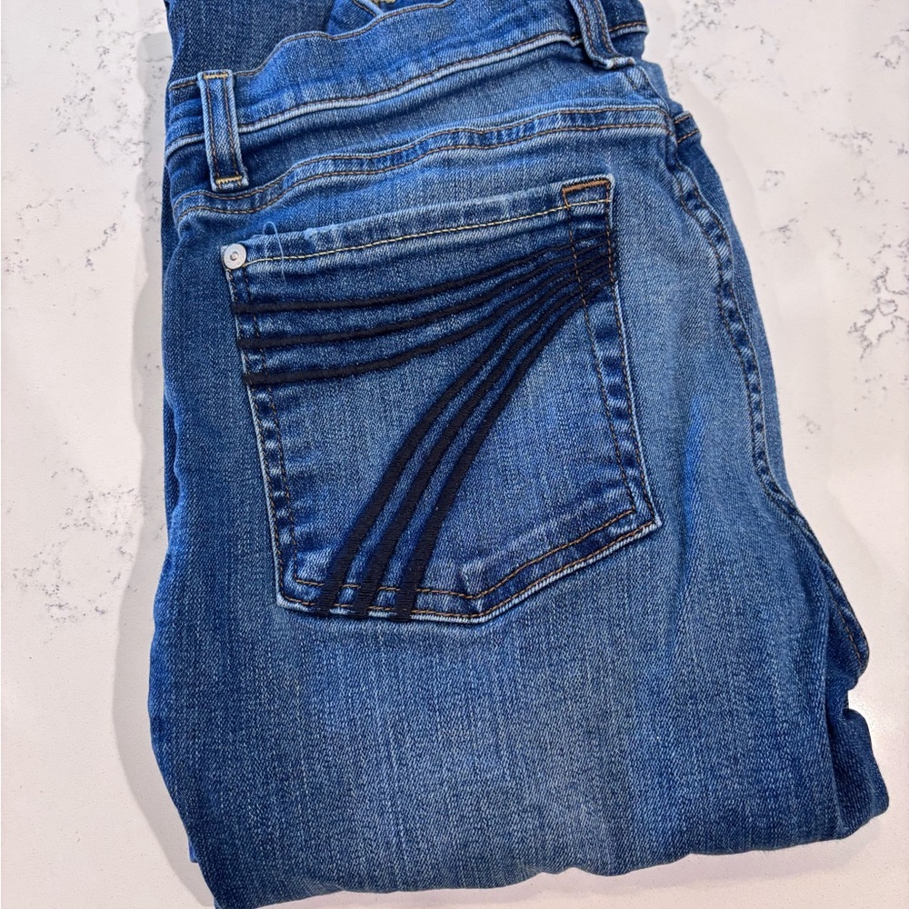 7 For All Mankind Dojo Indigo Blue Jeans